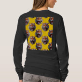 トラ柄デザイン イエロー Tシャツ (裏面)