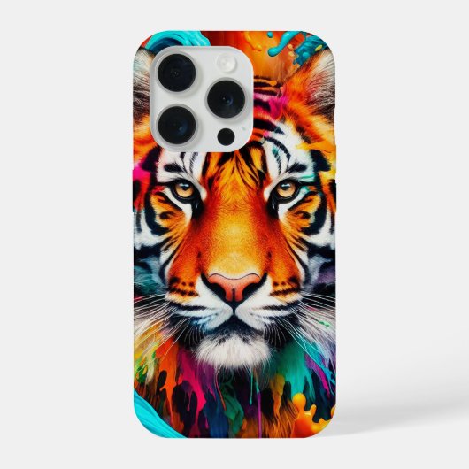 トラ柄 iPhoneケース (裏面)