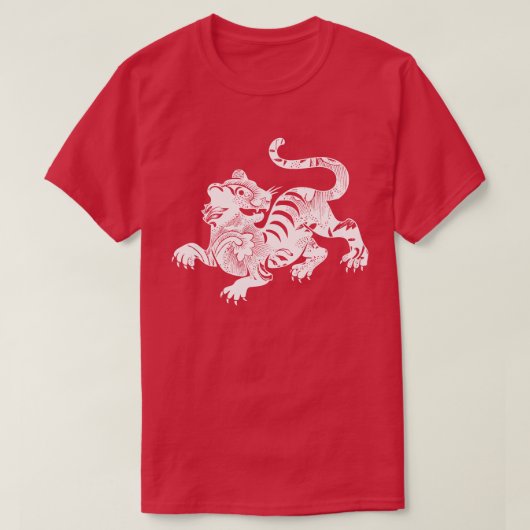 トラ柄Tシャツ Tシャツ (デザイン正面)