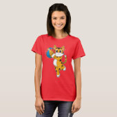 トラ水泳 水球 夏季 Tシャツ (正面フル)