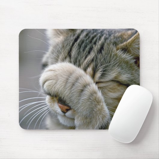 トラ猫のユーモア マウスパッド (マウス)