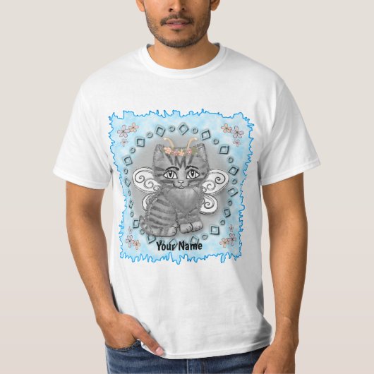 トラ猫の妖精Tシャツ Tシャツ (正面)