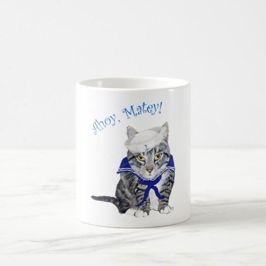 トラ猫の水兵さん コーヒーマグカップ (中央)