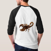 トラ猫アニマルストライプ柄さそり座 Tシャツ (裏面)