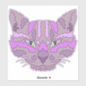 トラ猫 シール (シート)