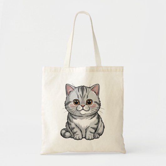 トラ猫 トートバッグ (正面)