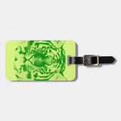 トラ顔クローズアップ ラゲッジタグ (正面横)