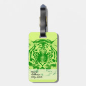 トラ顔クローズアップ ラゲッジタグ (裏面縦)