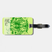 トラ顔クローズアップ ラゲッジタグ (裏面横)