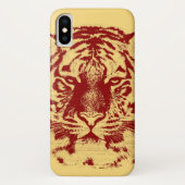 トラ顔クローズアップ Case-Mate iPhoneケース (裏面)