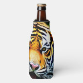 トラ顔野生動物 ボトルクーラー (ボトル正面)