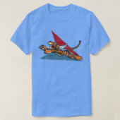 トラ飛んでいるガース平均動揺して Tシャツ (デザイン正面)