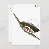 トラ飛んでいるガ ポストカード (正面/裏面)