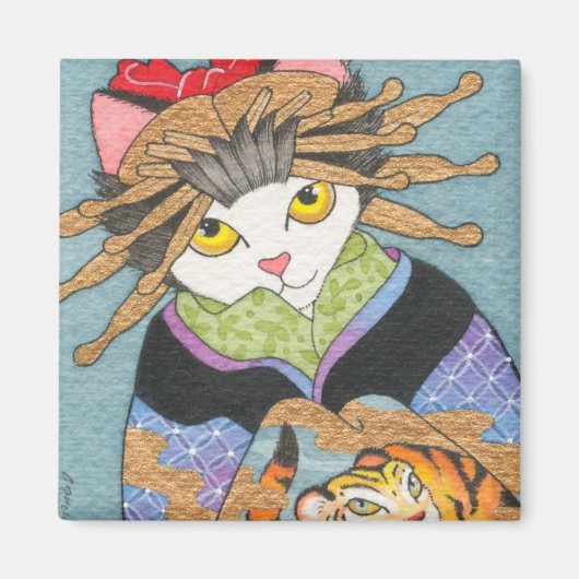 トラ・オイラン磁石 マグネット (正面)