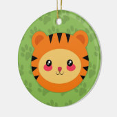 トラ-オーナメント セラミックオーナメント (左)