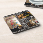 トラ & カップル アート プリント コースター (左側)