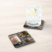 トラ & カップル アート プリント コースター (右側)