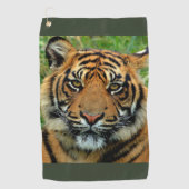 トラ ゴルフタオル (正面)