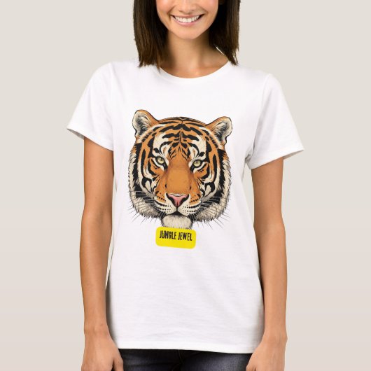 トラ.ジャングルジュエル Tシャツ (正面)