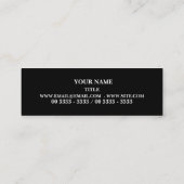 トラ スキニー名刺 (裏面)