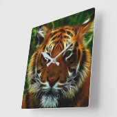 トラ スクエア壁時計 (傾斜)