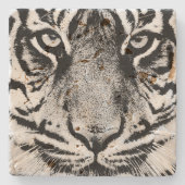 トラ ストーンコースター (正面)