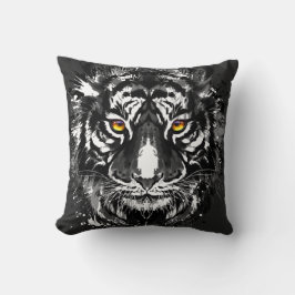 トラ | タイガーカラフルスケッチ | 白黒T クッション