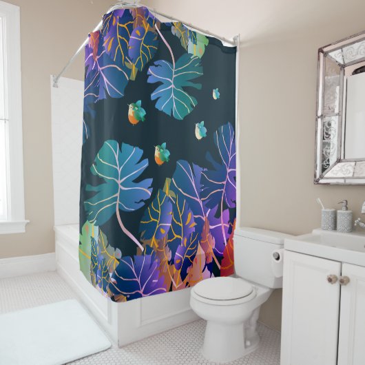 ...トラ・フォリー・e・コローリ シャワーカーテン (インサイチュ)