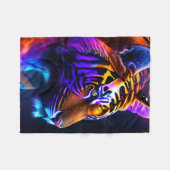 "トラ" フリースブランケット (正面(横))