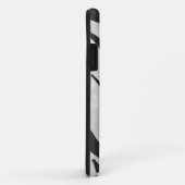 トラ ブラック&ホワイトプリント Case-Mate iPhoneケース (裏面/右)