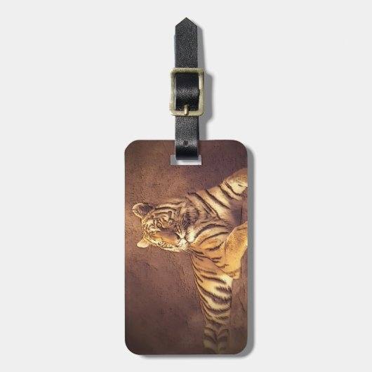 トラ ラゲッジタグ (正面縦)