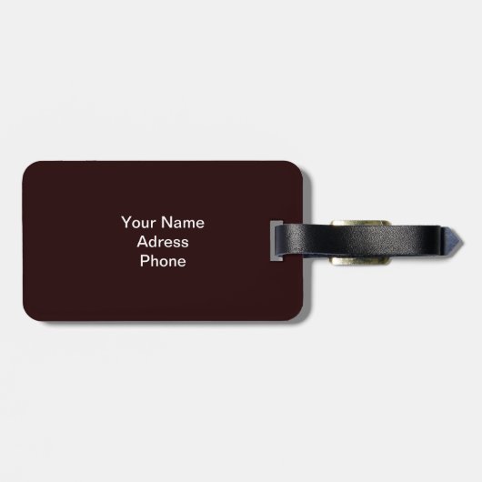 トラ ラゲッジタグ (裏面横)