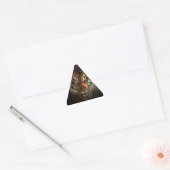 トラ 三角形シール (封筒)