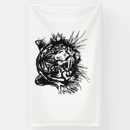 トラ 横断幕 (縦)