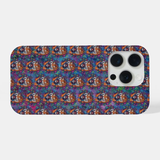 トラ iPhoneケース (裏面横)