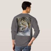 トラ Tシャツ (裏面フル)