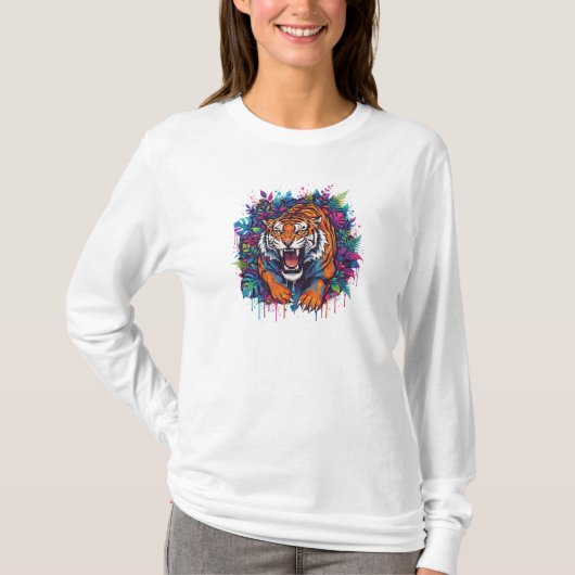 トラ Tシャツ (正面)