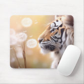 トラ Tiger Wild Animal 穏やか Peaceful マウスパッド (マウス)