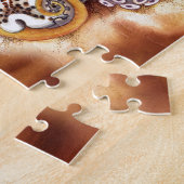 トラCowryとのタコ(He'e)のレスリング ジグソーパズル (側面)