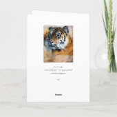 トラIの挨拶状 カード (裏面)