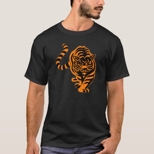 トラOF JUNGLE王 Tシャツ (正面)