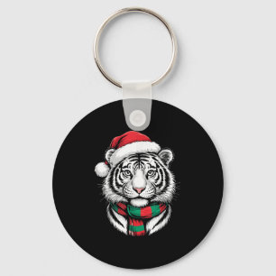 トラXmasサンタ帽子Fクリスマスコスチューム キーホルダー