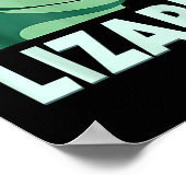 トリおもしろいザードリザードミーム女子男性へキッド ポスター (角)