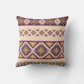 トリアアステカルストライプの、幾何学的パターン。 クッション (裏面)