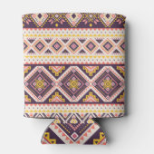 トリアアステカルストライプの、幾何学的パターン。 缶クーラー (裏面)