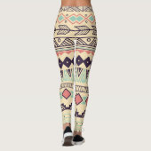 トリアアステカルストライプヴィンテージイラストレーション レギンス (裏面)