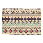 トリアアステカルストライプヴィンテージイラストレーション 枕カバー (裏面)