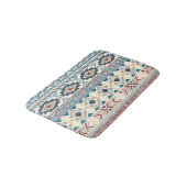 トリアアステカルモチーフ：幾何学的シームレスデザイン バスマット (アングル)