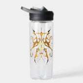 トリアエレガントル・タトゥー – 金ゴールド ウォーターボトル (右面)