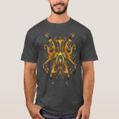 トリアエレガントル・タトゥー – 金ゴールド Tシャツ (正面)